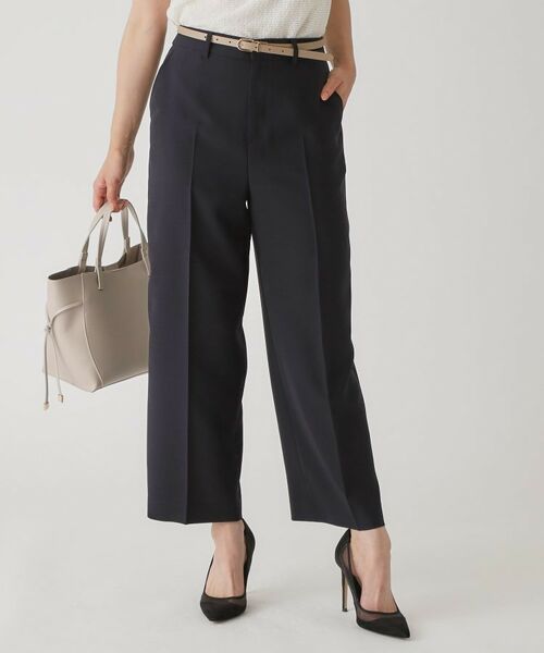 COUP DE CHANCE / クードシャンス パンツ | 【手洗い可/日本製】センタープレス ストレートパンツ | 詳細5