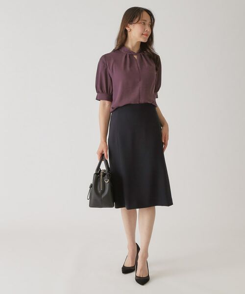 COUP DE CHANCE / クードシャンス ミニ・ひざ丈スカート | 【手洗い可／日本製】セミフレアスカート | 詳細6