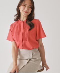 COUP DE CHANCE / クードシャンス シャツ・ブラウス | 【手洗い可】タックデザインブラウス