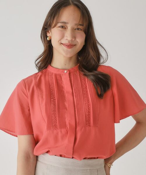 COUP DE CHANCE / クードシャンス シャツ・ブラウス | 【手洗い可】タックデザインブラウス | 詳細13