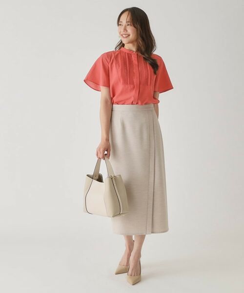 COUP DE CHANCE / クードシャンス シャツ・ブラウス | 【手洗い可】タックデザインブラウス | 詳細14