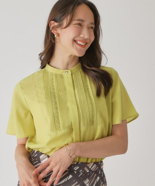 COUP DE CHANCE / クードシャンス シャツ・ブラウス | 【手洗い可】タックデザインブラウス | 詳細8