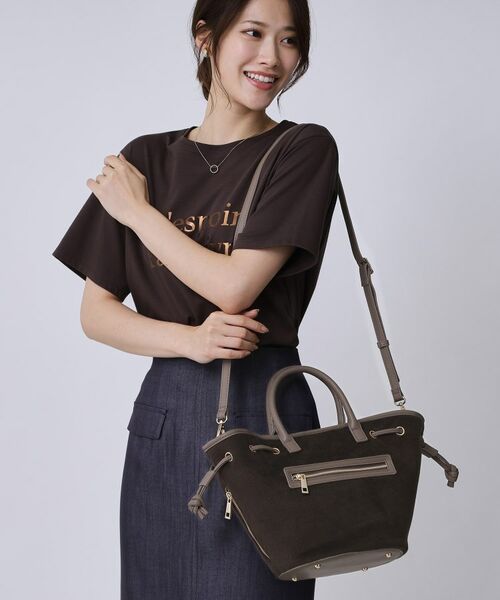 COUP DE CHANCE / クードシャンス トートバッグ | ダブルシェイプトート／2WAY使用／ショルダー付き | 詳細3