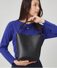 COUP DE CHANCE / クードシャンス トートバッグ | 2WAYパンチングトート／バケツ型／ミニポーチ付き／軽量