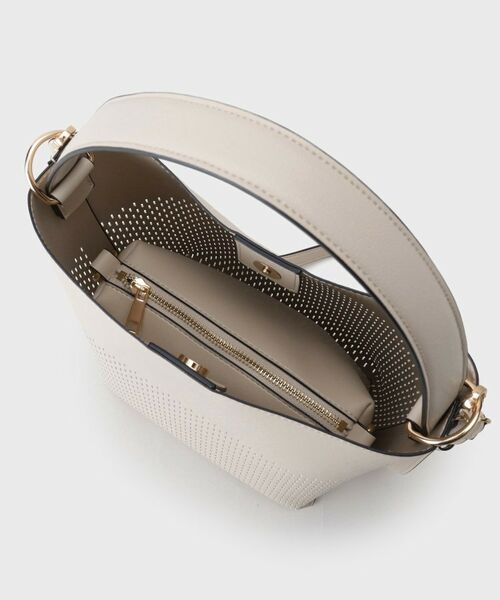 COUP DE CHANCE / クードシャンス トートバッグ | 2WAYパンチングトート／バケツ型／ミニポーチ付き／軽量 | 詳細13