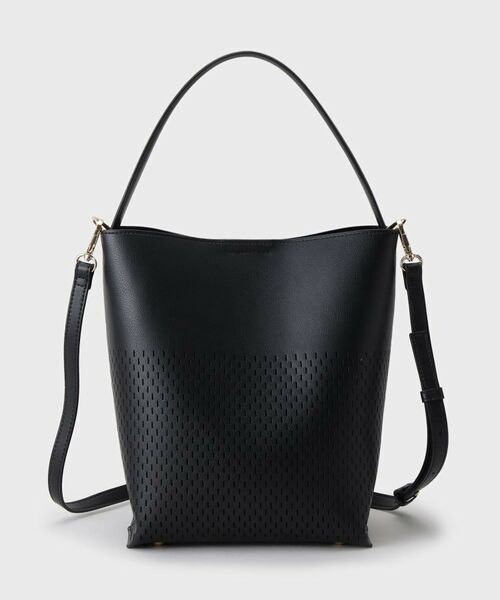 COUP DE CHANCE / クードシャンス トートバッグ | 2WAYパンチングトート／バケツ型／ミニポーチ付き／軽量 | 詳細5