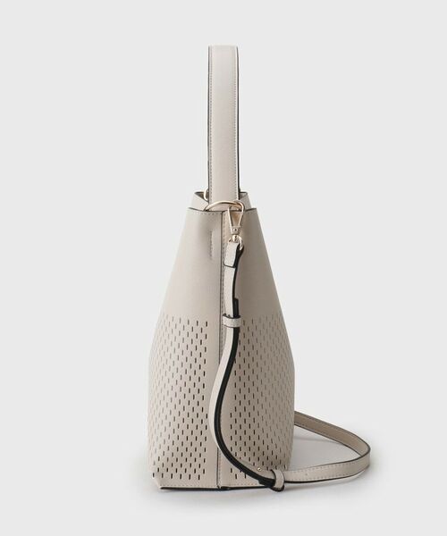 COUP DE CHANCE / クードシャンス トートバッグ | 2WAYパンチングトート／バケツ型／ミニポーチ付き／軽量 | 詳細7