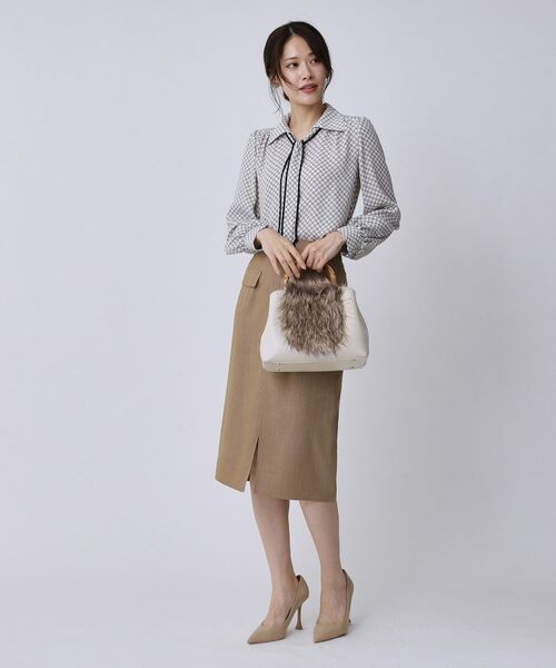 COUP DE CHANCE / クードシャンス トートバッグ | バンブーファートート | 詳細1