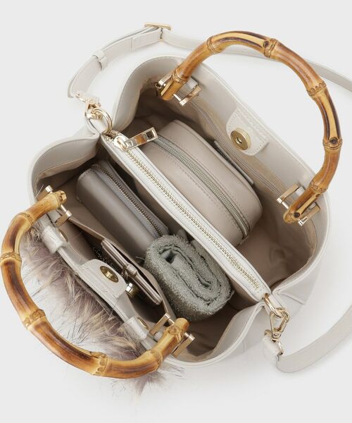 COUP DE CHANCE / クードシャンス トートバッグ | バンブーファートート | 詳細16