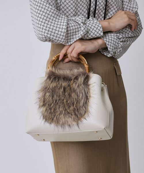 COUP DE CHANCE / クードシャンス トートバッグ | バンブーファートート | 詳細2