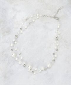 COUP DE CHANCE / クードシャンス ネックレス・ペンダント・チョーカー | フローボール／ショートネックレス／パール調ネックレス／軽量