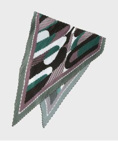 COUP DE CHANCE / クードシャンス バンダナ・スカーフ | ジオメトリックプリーツ／ミニスカーフ