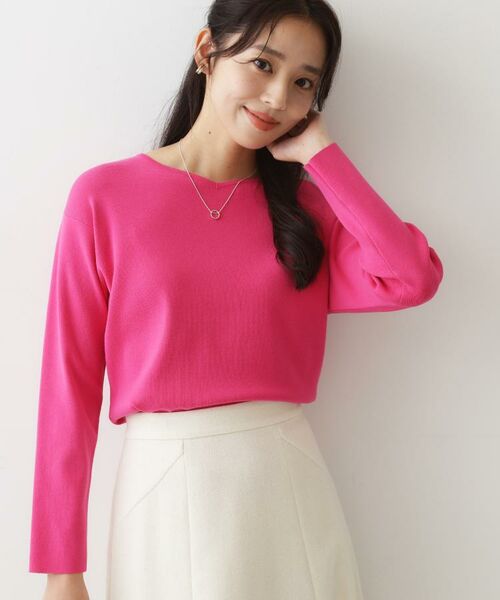 COUP DE CHANCE / クードシャンス ニット・セーター | 【手洗い可】ハートネックのニットトップス | 詳細10