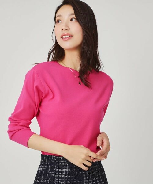 COUP DE CHANCE / クードシャンス ニット・セーター | 【手洗い可】ハートネックのニットトップス | 詳細14