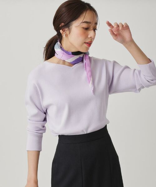 COUP DE CHANCE / クードシャンス ニット・セーター | 【手洗い可】ハートネックのニットトップス | 詳細22