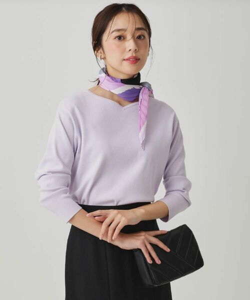 COUP DE CHANCE / クードシャンス ニット・セーター | 【手洗い可】ハートネックのニットトップス | 詳細23