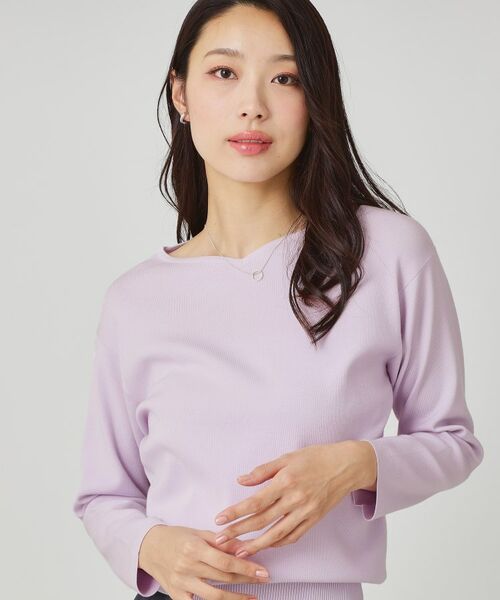 COUP DE CHANCE / クードシャンス ニット・セーター | 【手洗い可】ハートネックのニットトップス | 詳細24