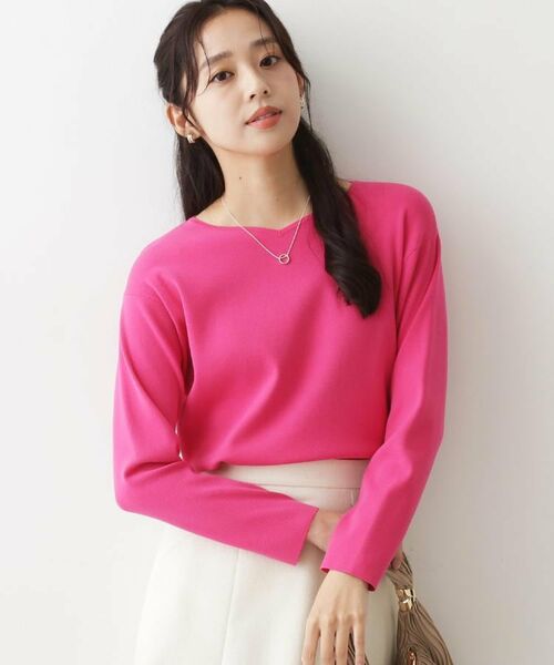 COUP DE CHANCE / クードシャンス ニット・セーター | 【手洗い可】ハートネックのニットトップス | 詳細9