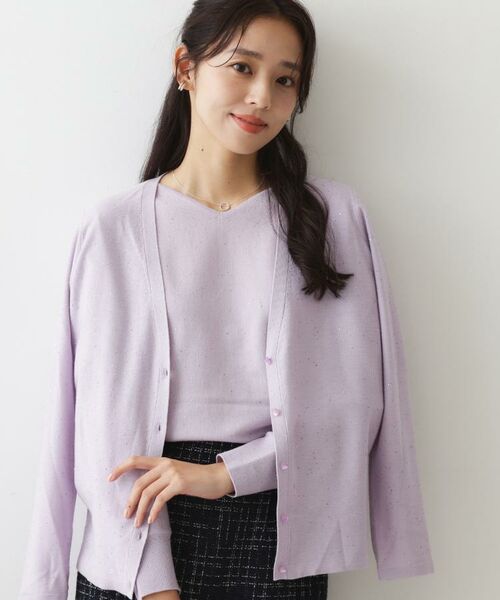 COUP DE CHANCE / クードシャンス ニット・セーター | 【手洗い可】スパンコール入りニットトップス | 詳細17