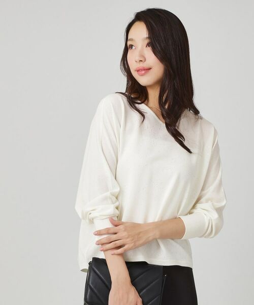 COUP DE CHANCE / クードシャンス ニット・セーター | 【手洗い可】スパンコール入りニットトップス | 詳細2