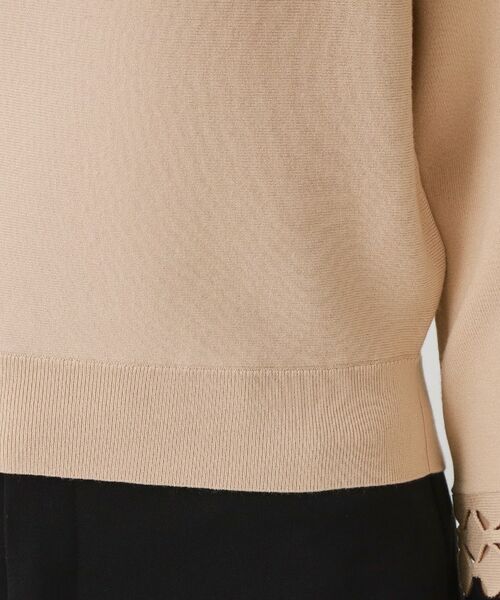 COUP DE CHANCE / クードシャンス ニット・セーター | 【手洗い可】袖透かし柄ニットトップス | 詳細18