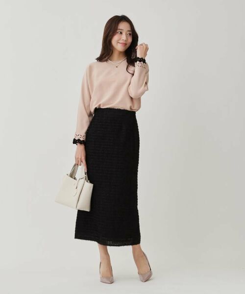 COUP DE CHANCE / クードシャンス ニット・セーター | 【手洗い可】袖透かし柄ニットトップス | 詳細20