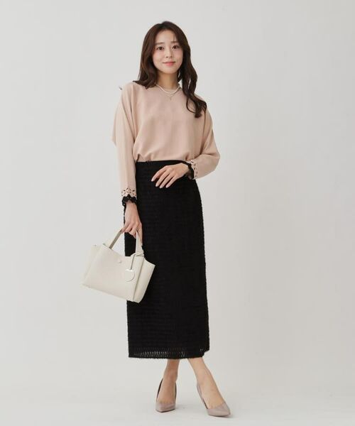 COUP DE CHANCE / クードシャンス ニット・セーター | 【手洗い可】袖透かし柄ニットトップス | 詳細21