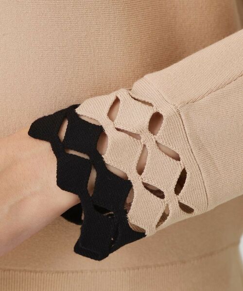 COUP DE CHANCE / クードシャンス ニット・セーター | 【手洗い可】袖透かし柄ニットトップス | 詳細25