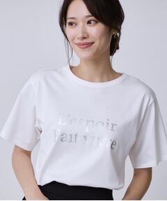 COUP DE CHANCE / クードシャンス Tシャツ | 【手洗い可／日本製／箔プリント】ロゴTシャツ