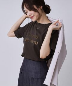 COUP DE CHANCE / クードシャンス Tシャツ | 【手洗い可／日本製／箔プリント】ロゴTシャツ