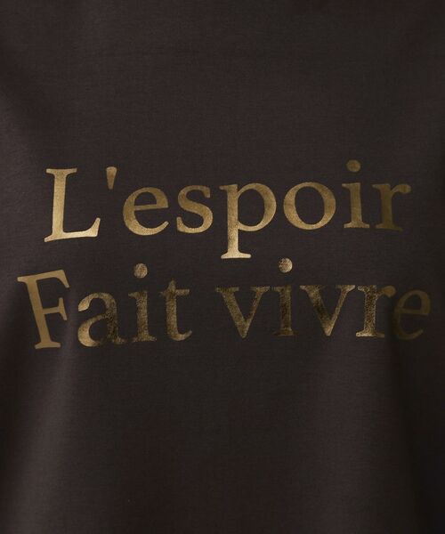 COUP DE CHANCE / クードシャンス Tシャツ | 【手洗い可／日本製／箔プリント】ロゴTシャツ | 詳細8