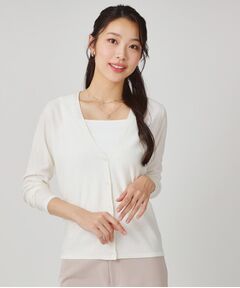 COUP DE CHANCE / クードシャンス カーディガン・ボレロ | 【手洗い可】スパンコール入ニットカーディガン