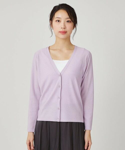 COUP DE CHANCE / クードシャンス カーディガン・ボレロ | 【手洗い可】スパンコール入ニットカーディガン | 詳細19