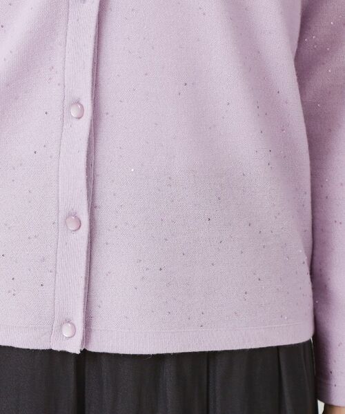 COUP DE CHANCE / クードシャンス カーディガン・ボレロ | 【手洗い可】スパンコール入ニットカーディガン | 詳細25