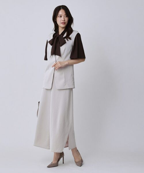 COUP DE CHANCE / クードシャンス ベスト | 【手洗い可/日本製】カラーレスジレ | 詳細11