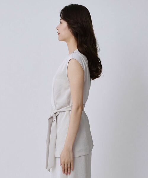 COUP DE CHANCE / クードシャンス ベスト | 【手洗い可/日本製】カラーレスジレ | 詳細14