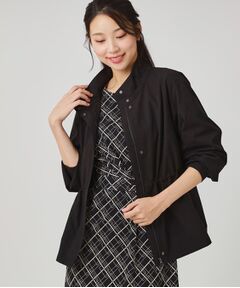 COUP DE CHANCE / クードシャンス レザーブルゾン・ジャケット | 【手洗い可／裏地なし／ウエスト絞り可】スタンド衿ブルゾン