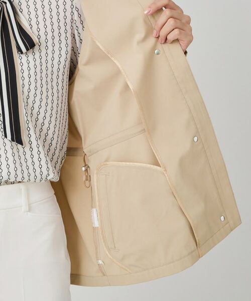 COUP DE CHANCE / クードシャンス レザーブルゾン・ジャケット | 【手洗い可/裏地なし/ウエスト絞り可】スタンド衿ブルゾン | 詳細16