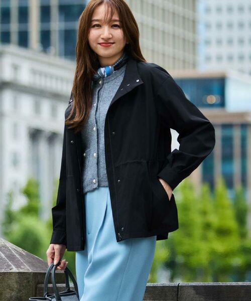 COUP DE CHANCE / クードシャンス レザーブルゾン・ジャケット | 【手洗い可/裏地なし/ウエスト絞り可】スタンド衿ブルゾン | 詳細18