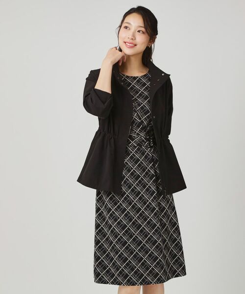 COUP DE CHANCE / クードシャンス レザーブルゾン・ジャケット | 【手洗い可/裏地なし/ウエスト絞り可】スタンド衿ブルゾン | 詳細2