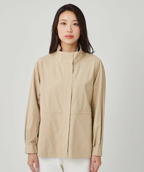 COUP DE CHANCE / クードシャンス レザーブルゾン・ジャケット | 【手洗い可/裏地なし/ウエスト絞り可】スタンド衿ブルゾン | 詳細9