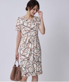 COUP DE CHANCE / クードシャンス ミニ丈・ひざ丈ワンピース | 【手洗い可／日本製】ジャージ素材タイトワンピース