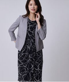 COUP DE CHANCE / クードシャンス ミニ丈・ひざ丈ワンピース | 【手洗い可／日本製】ジャージ素材タイトワンピース