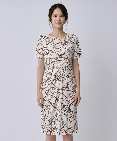 COUP DE CHANCE / クードシャンス ミニ丈・ひざ丈ワンピース | 【手洗い可／日本製】ジャージ素材タイトワンピース | 詳細10