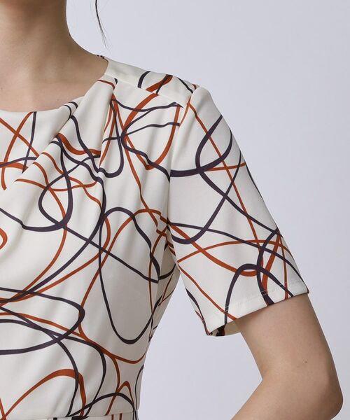 COUP DE CHANCE / クードシャンス ミニ丈・ひざ丈ワンピース | 【手洗い可／日本製】ジャージ素材タイトワンピース | 詳細15