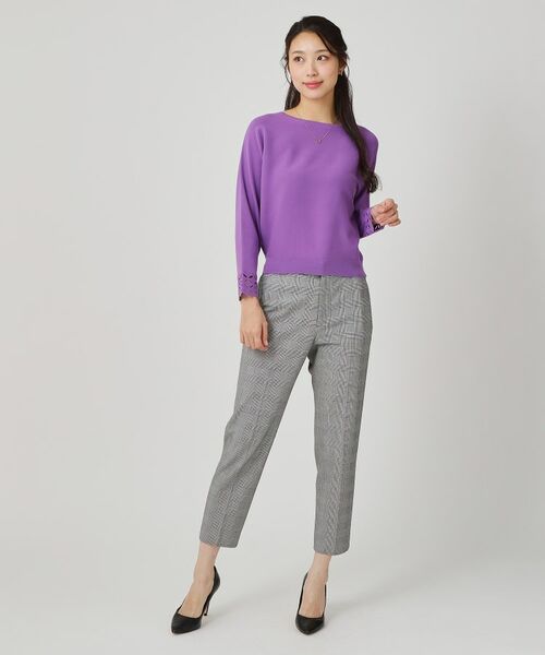 COUP DE CHANCE / クードシャンス ショート・ハーフ・半端丈パンツ | 【手洗い可/日本製/ストレッチ】定番センタープレス入りパンツ | 詳細14