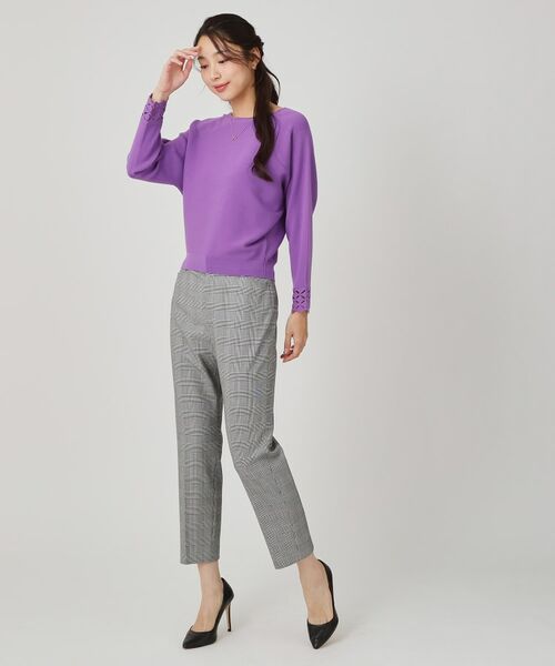 COUP DE CHANCE / クードシャンス ショート・ハーフ・半端丈パンツ | 【手洗い可/日本製/ストレッチ】定番センタープレス入りパンツ | 詳細15