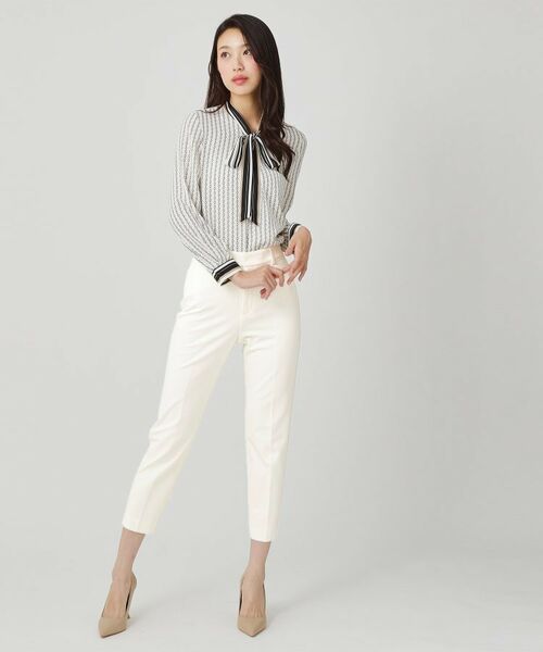 COUP DE CHANCE / クードシャンス ショート・ハーフ・半端丈パンツ | 【手洗い可/日本製/ストレッチ】定番センタープレス入りパンツ | 詳細2