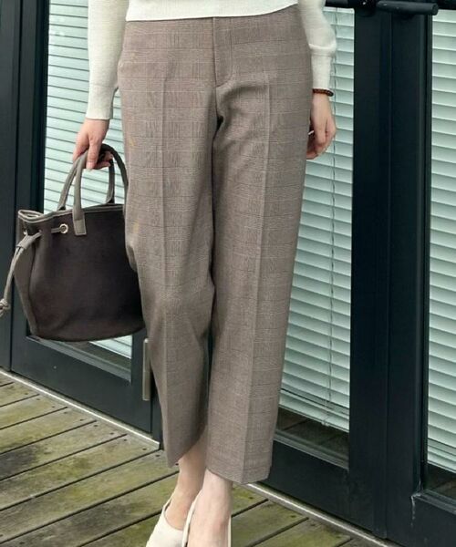 COUP DE CHANCE / クードシャンス ショート・ハーフ・半端丈パンツ | 【手洗い可/日本製/ストレッチ】定番センタープレス入りパンツ | 詳細20