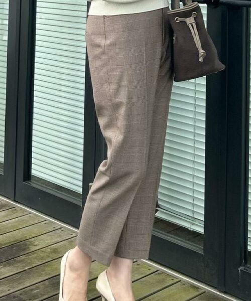 COUP DE CHANCE / クードシャンス ショート・ハーフ・半端丈パンツ | 【手洗い可/日本製/ストレッチ】定番センタープレス入りパンツ | 詳細22